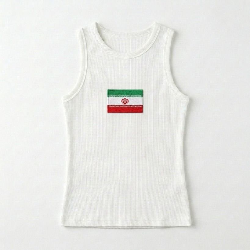 Iran flag tank top