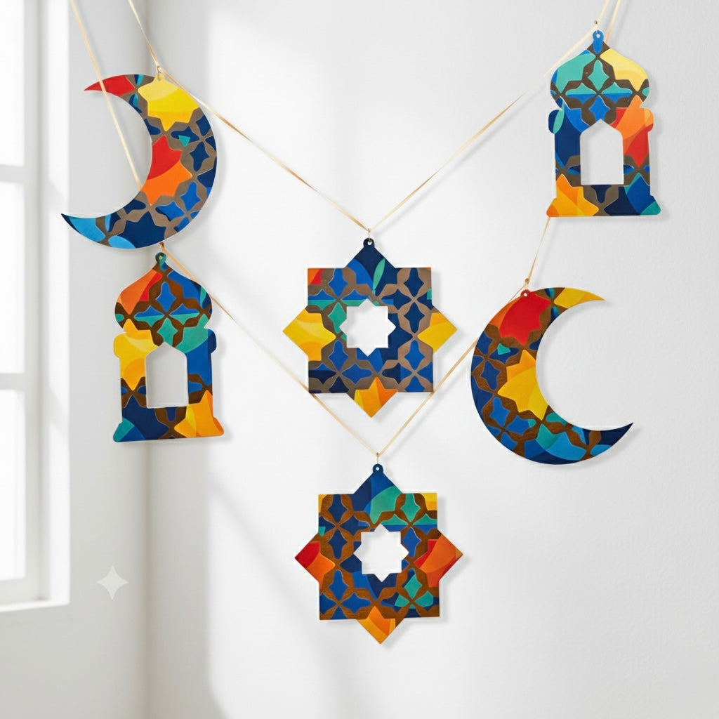 Mosaic Ramadan Hanging Set