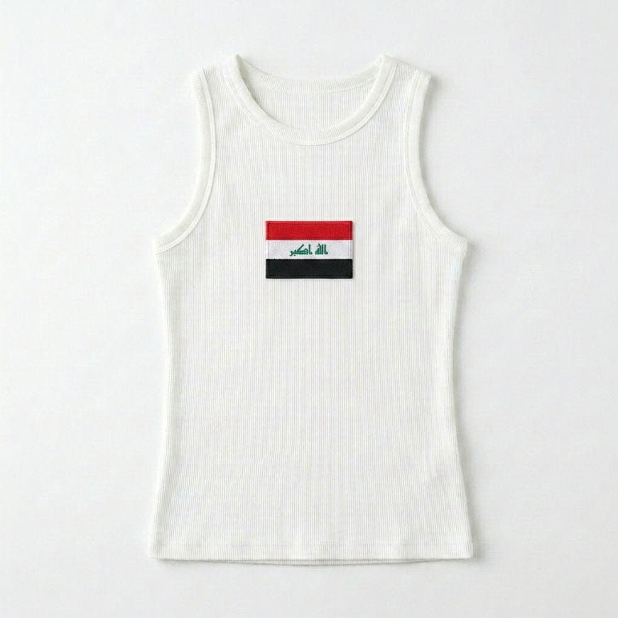 Iraq Flag Tank Top