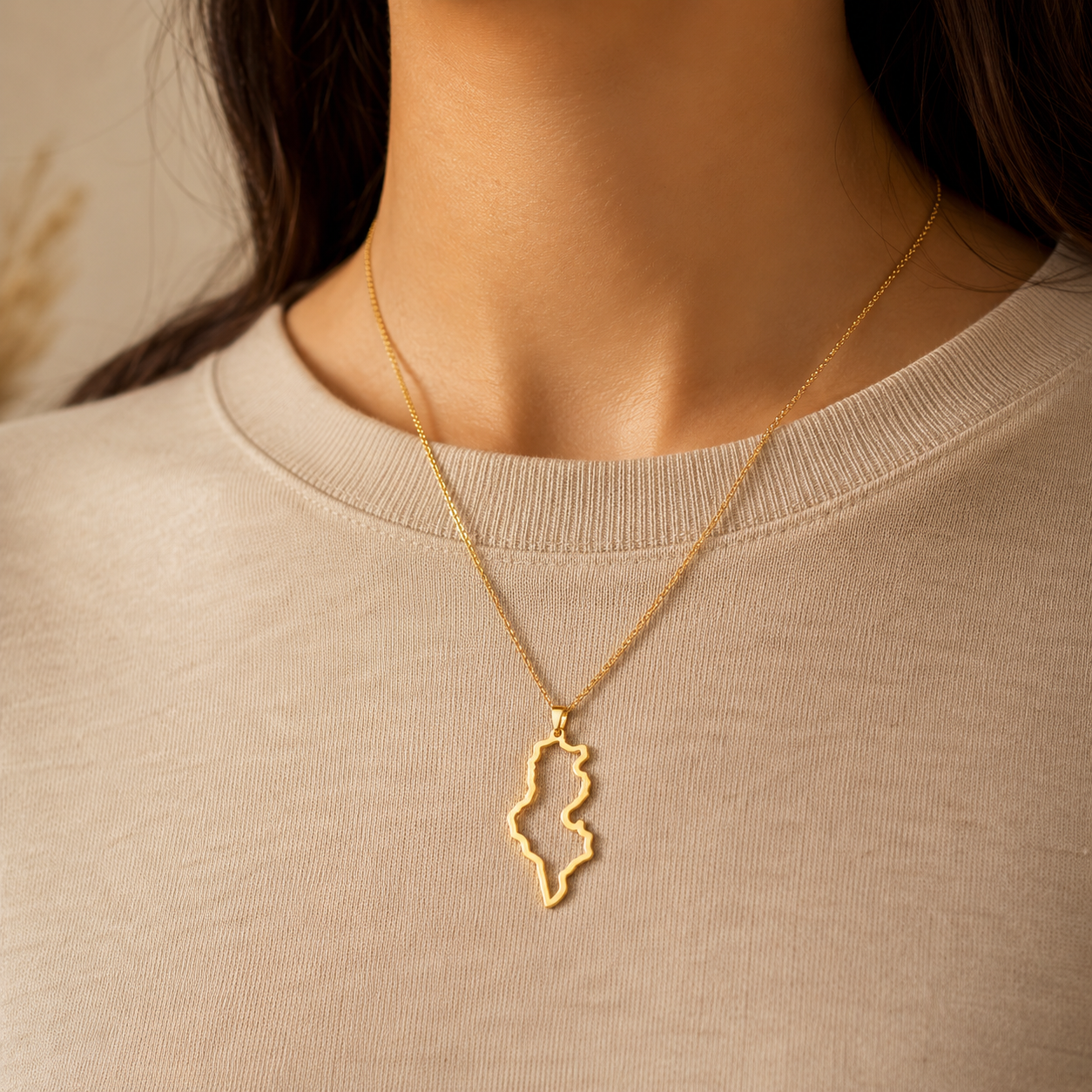 Collier Pendentif Pays Arabe
