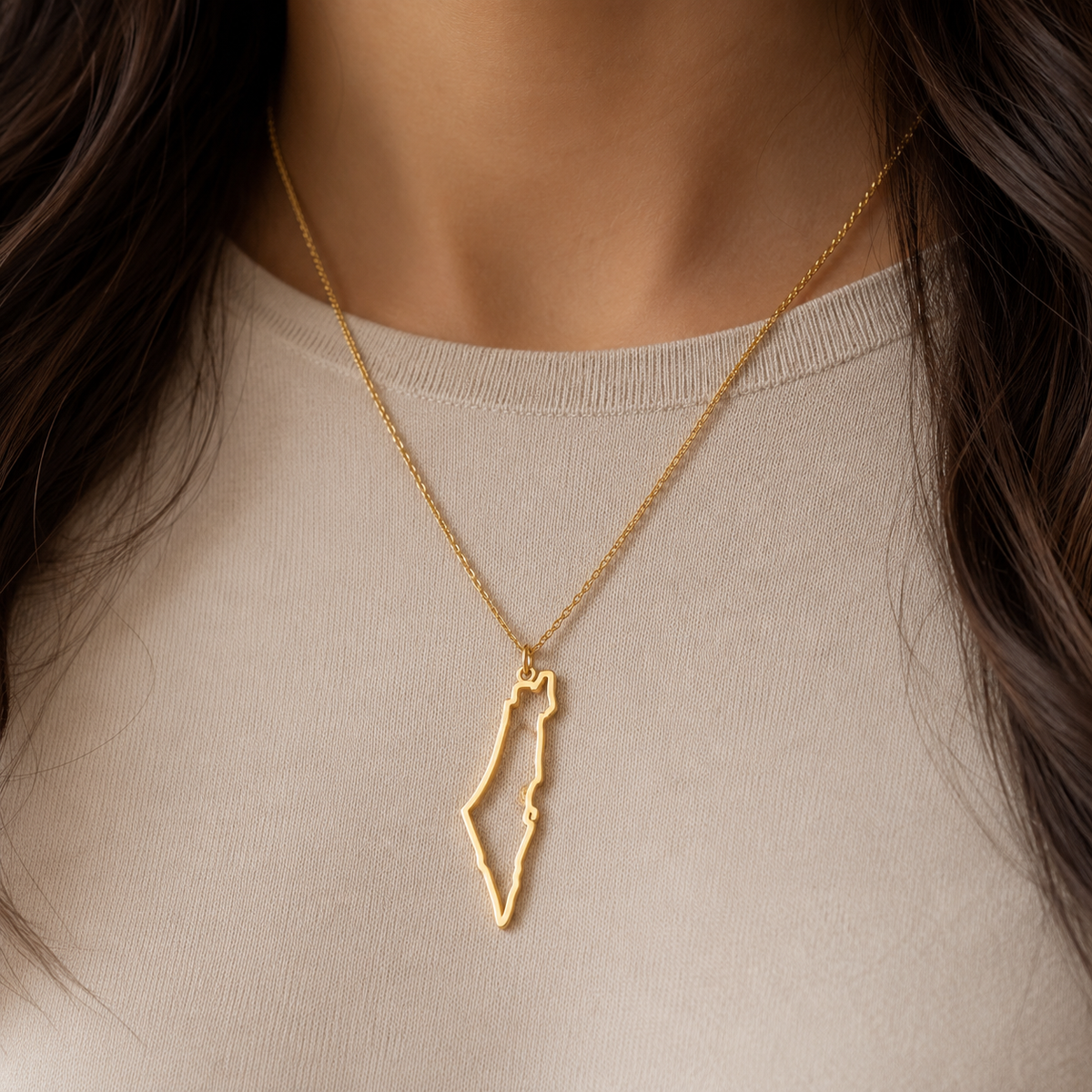 Palestine Country Necklace