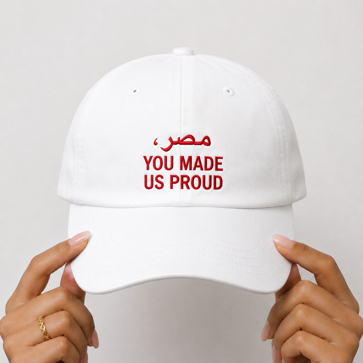 “Egypt, You made us proud” Cap