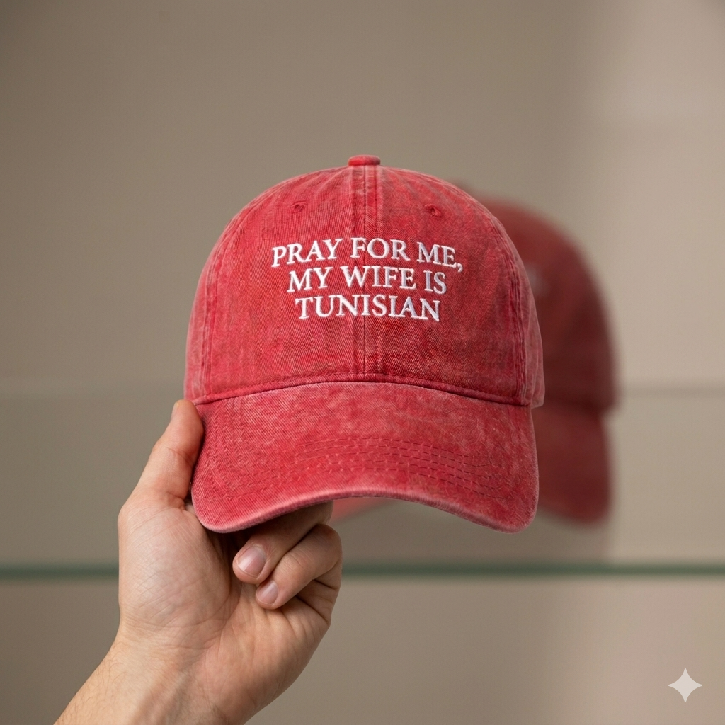 "Pray For Me My Wife Is Tunisian" Casquette