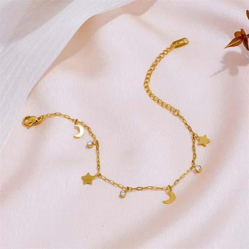 Zayla „Mond und Stern“ Armband
