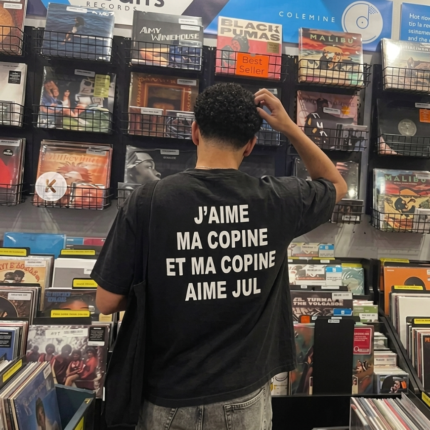 "J'AIME MA COPINE ET MAN COPINE AIME JUL" Tee