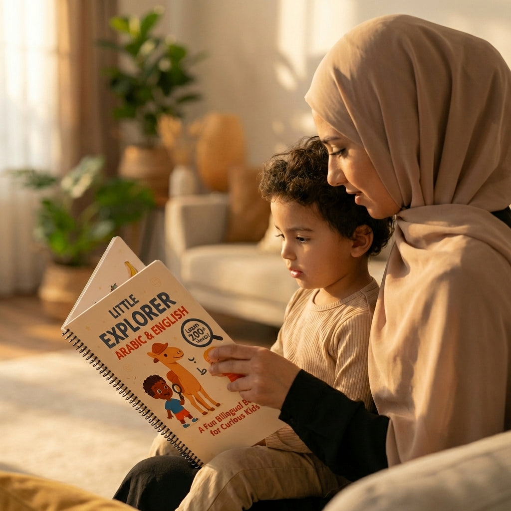 Little Explorer: Arabic & English – Bilingual First Words Book