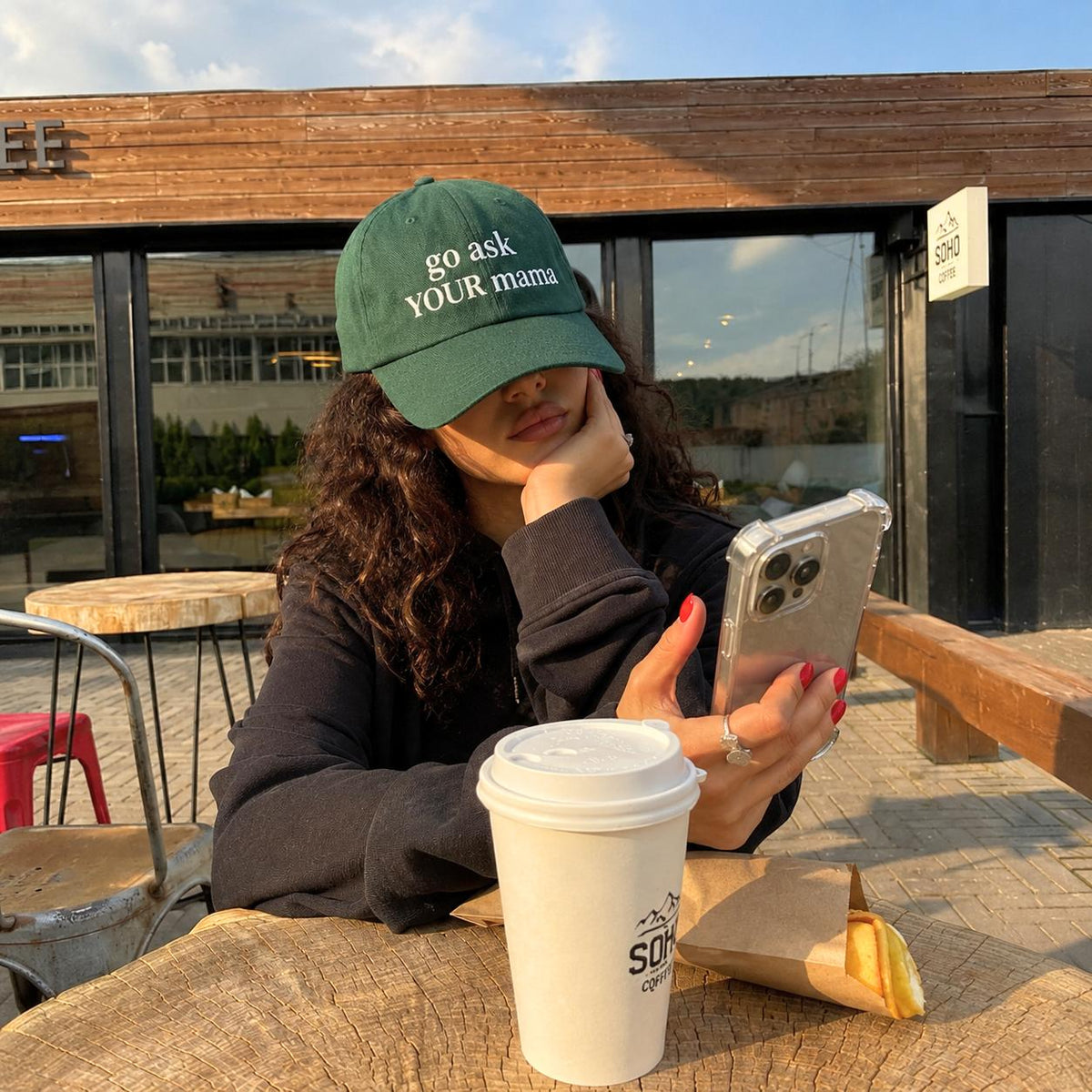 "Go ask YOUR mama" Cap
