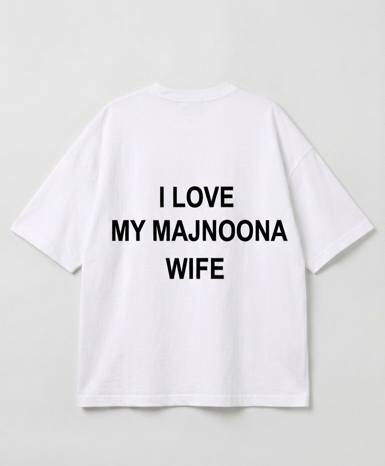 I Love My Majnoona Wife Tee