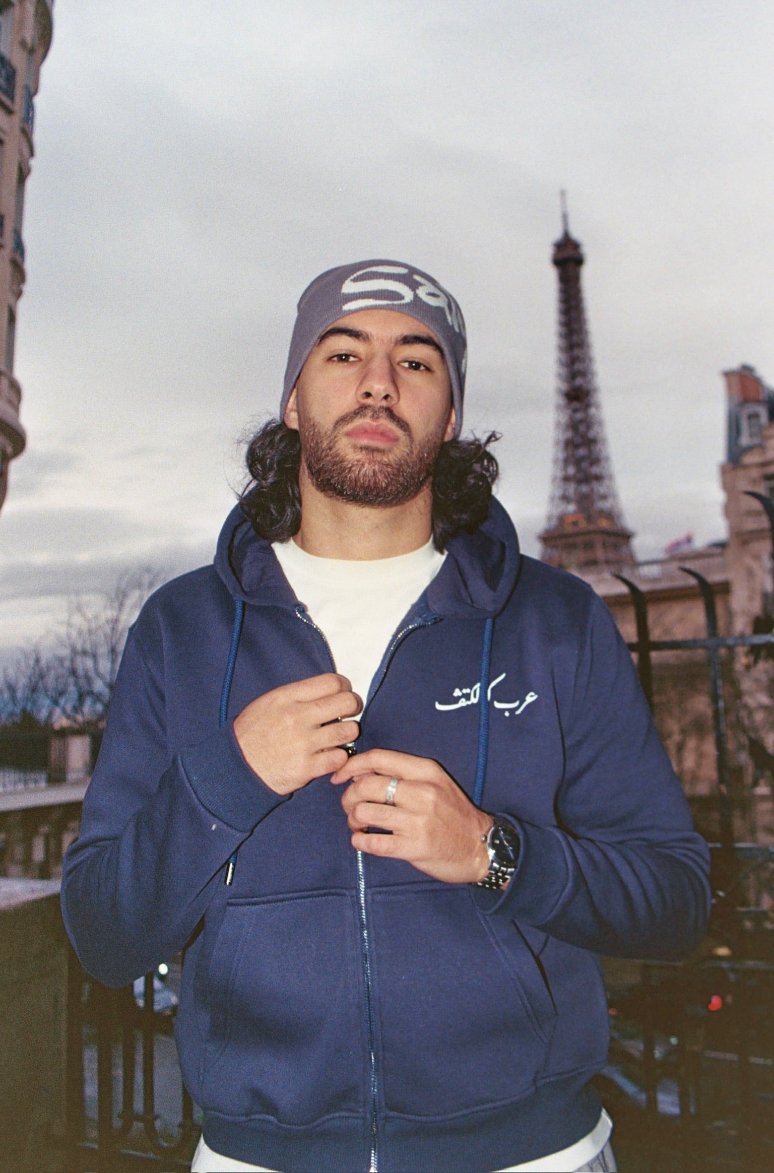 3adi Zip-Up Hoodie– Paris Edition