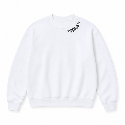 Inspired by the Fear of Being 3adi Crewneck - White - Front