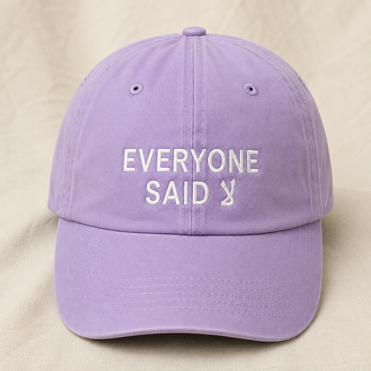 "EVERYONE SAID PEACE" Kids Cap