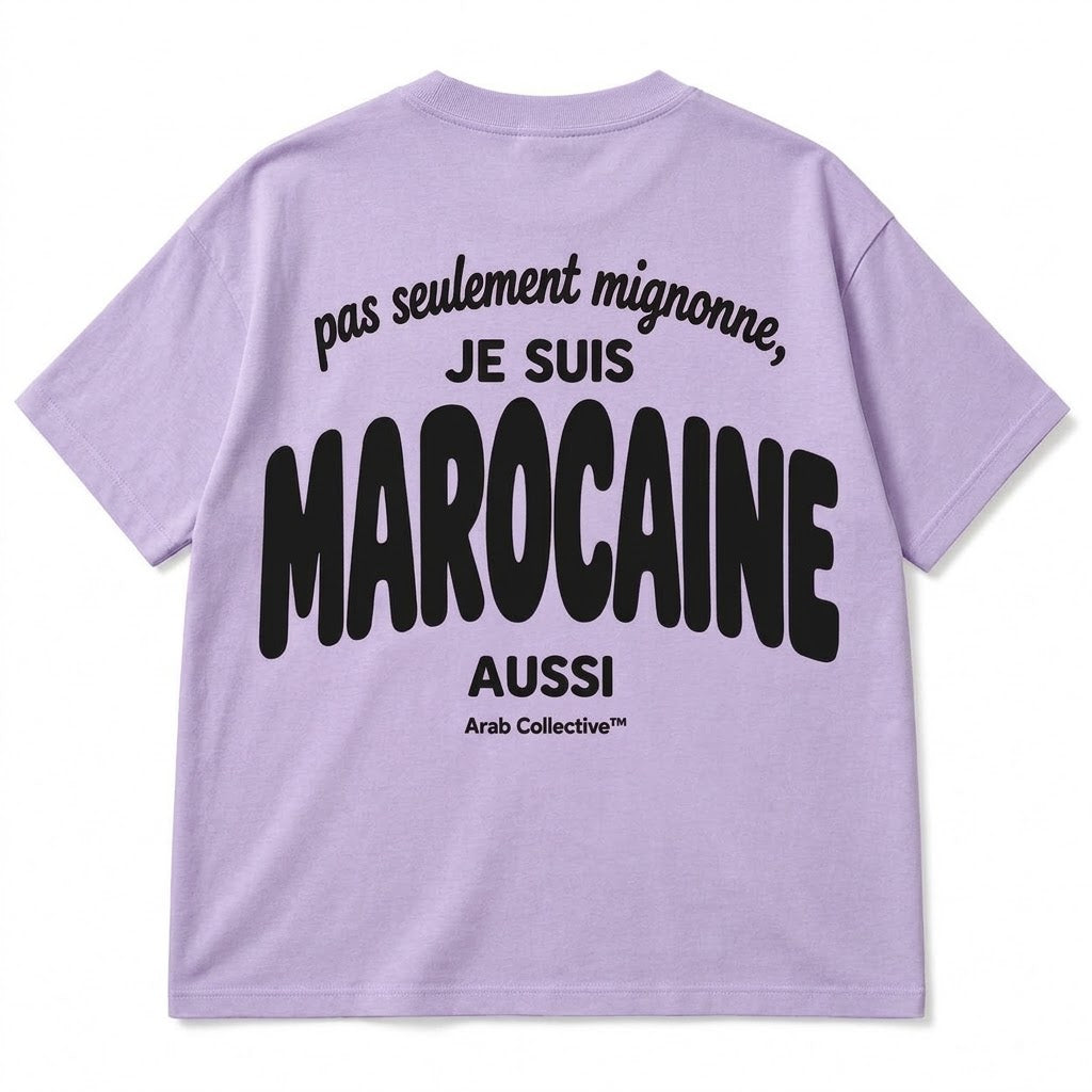 PAS SEULEMENT MIGNONNE, JE SUIS MAROCAINE AUSSI" KIDS Tee