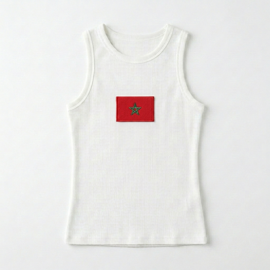 Morocco Flag Tank Top