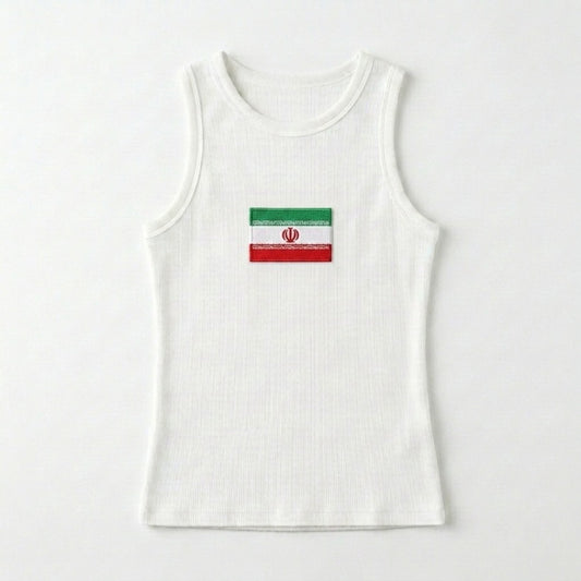 Iran flag tank top