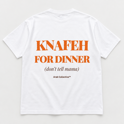 “Knafeh for Dinner (Don’t Tell Mama)” KIDS Tee