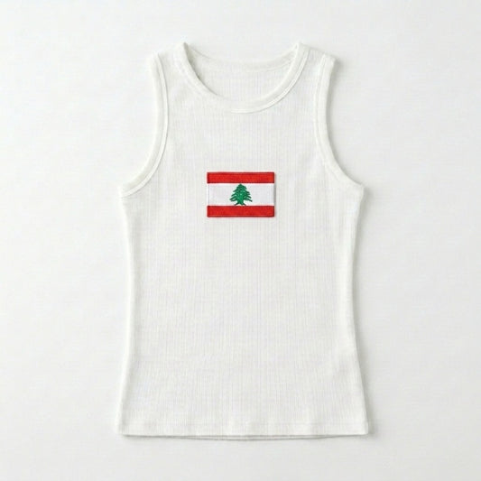 LEBANON Flag Tank Top