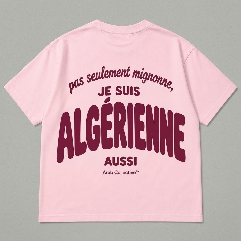 "Pas Seulement Mignonne, Je Suis Algérienne Aussi" KIDS Tee