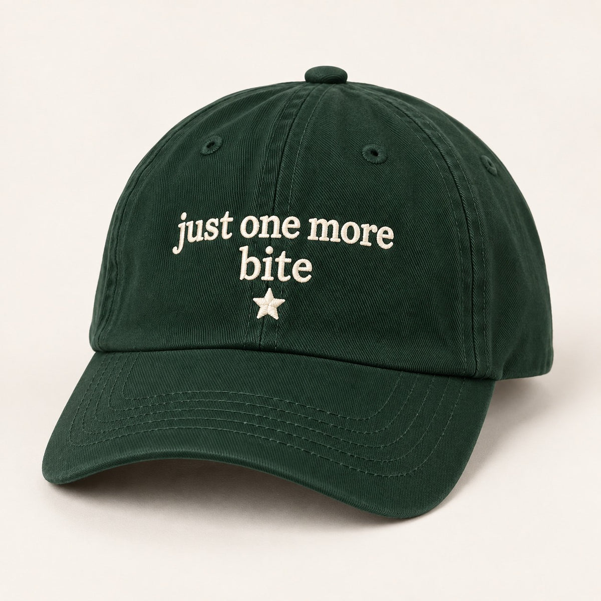 "JUST ONE MORE BUTE” Kids Cap