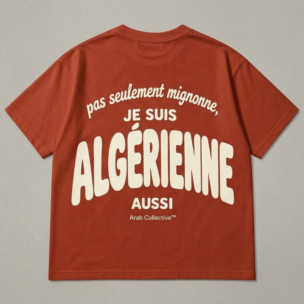 "Pas Seulement Mignonne, Je Suis Algérienne Aussi" KIDS Tee