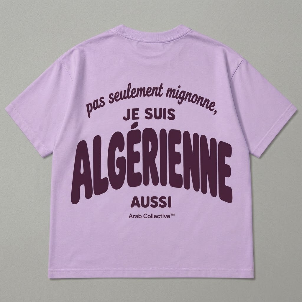 "Pas Seulement Mignonne, Je Suis Algérienne Aussi" KIDS Tee