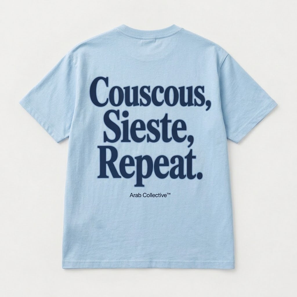 “Couscous, Sieste, Répét.” KIDS Tee