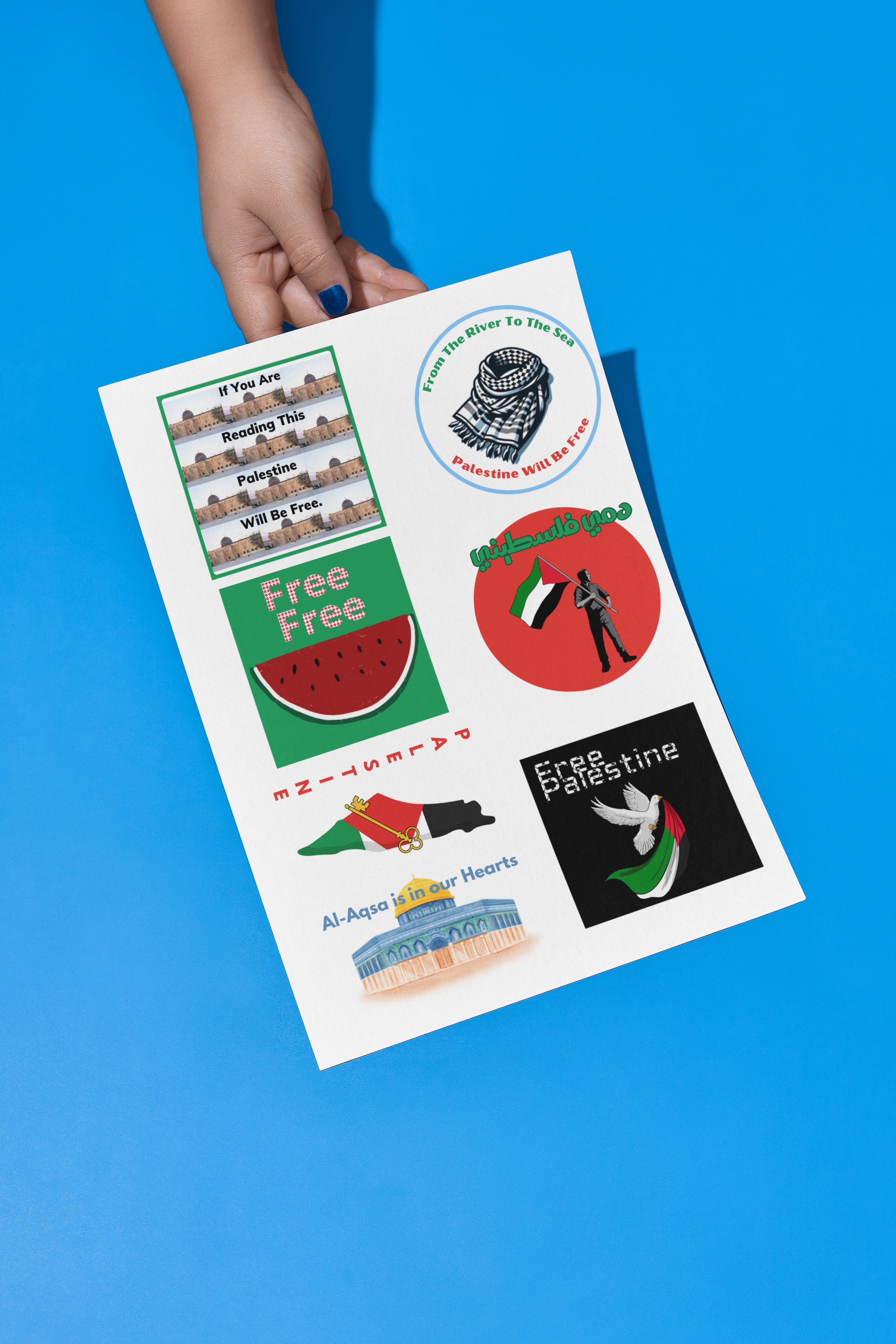 Palestine Solidarity Sticker Pack