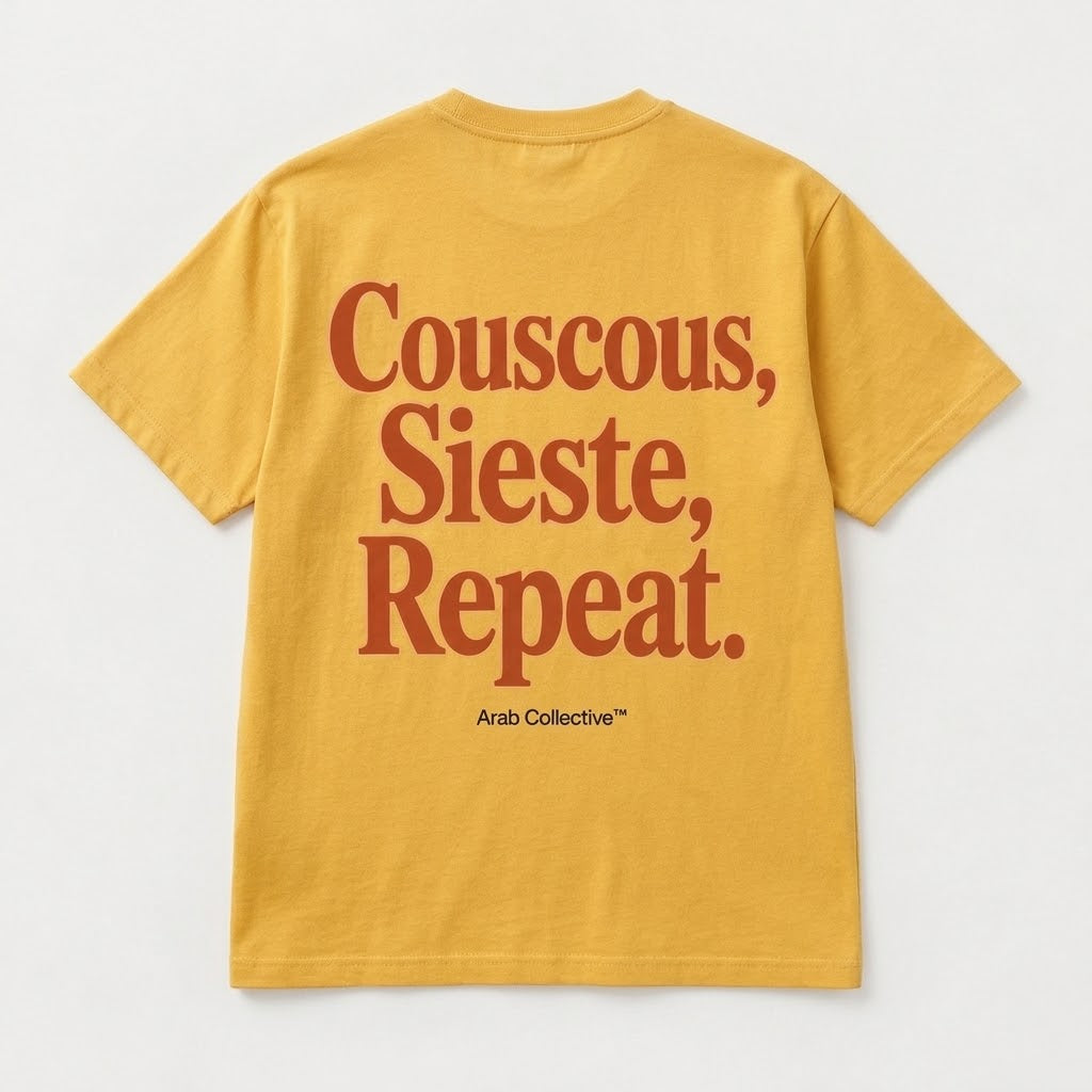 “Couscous, Sieste, Répét.” KIDS Tee