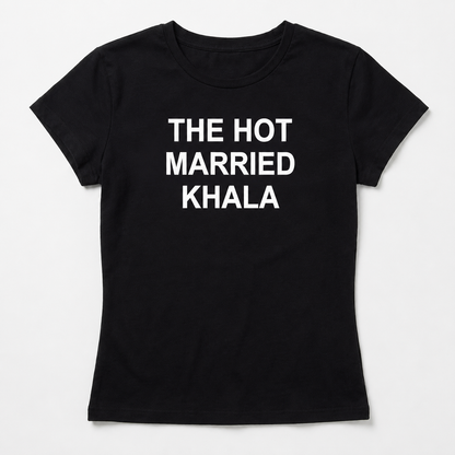 "The Hot Married Khala" Baby tee