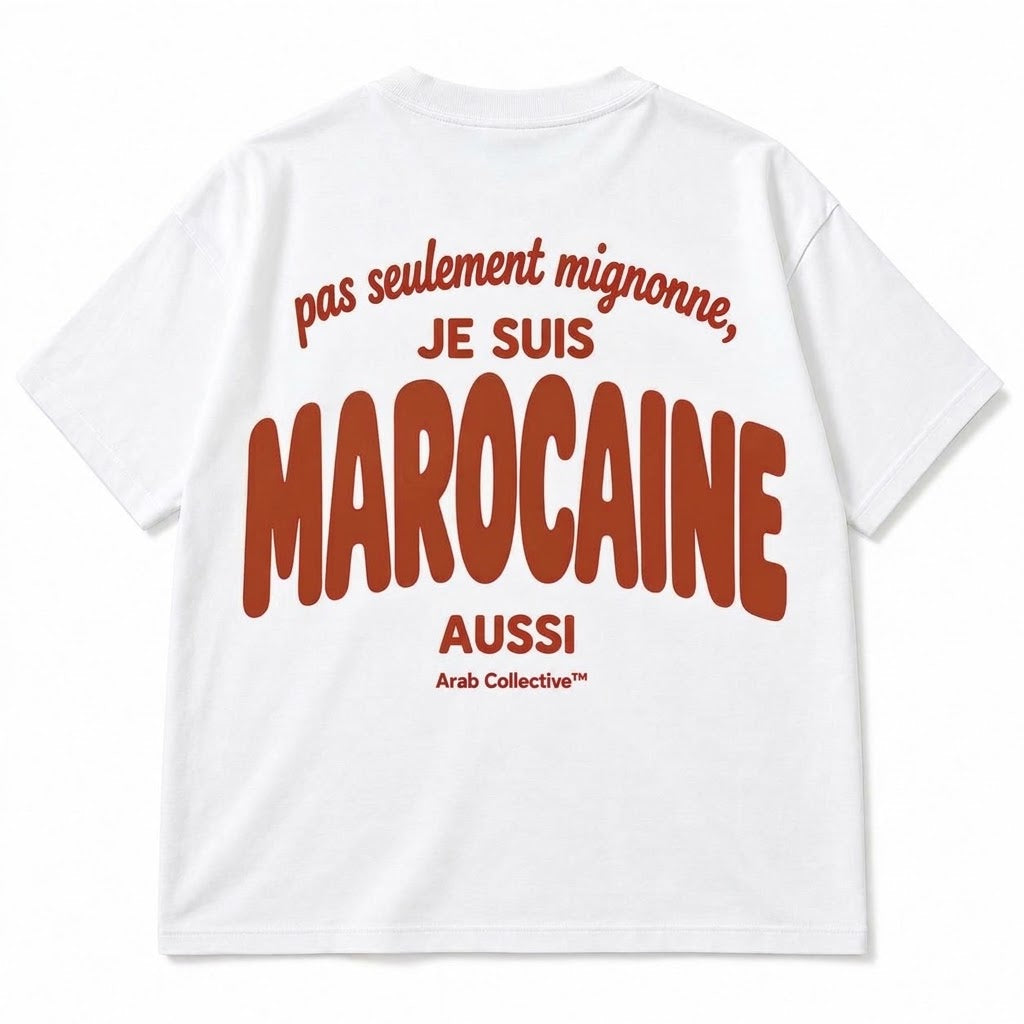 PAS SEULEMENT MIGNONNE, JE SUIS MAROCAINE AUSSI" KIDS Tee