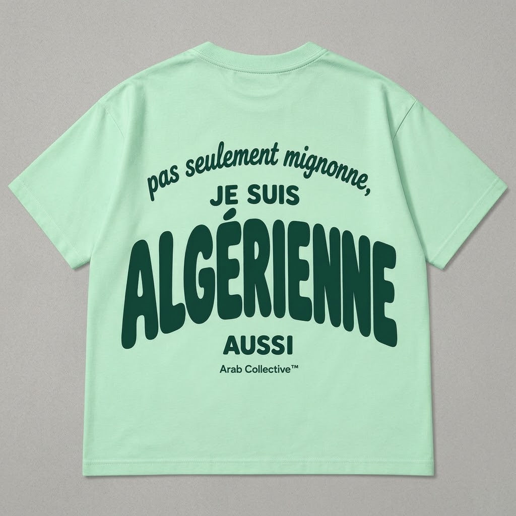 "Pas Seulement Mignonne, Je Suis Algérienne Aussi" KIDS Tee