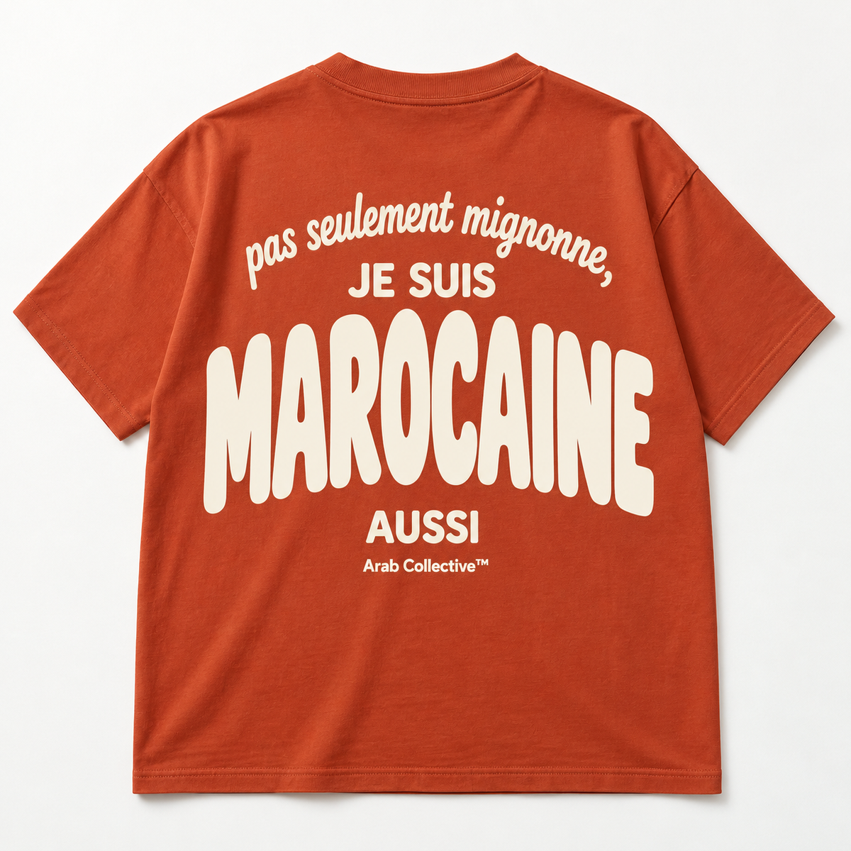 PAS SEULEMENT MIGNONNE, JE SUIS MAROCAINE AUSSI" KIDS Tee