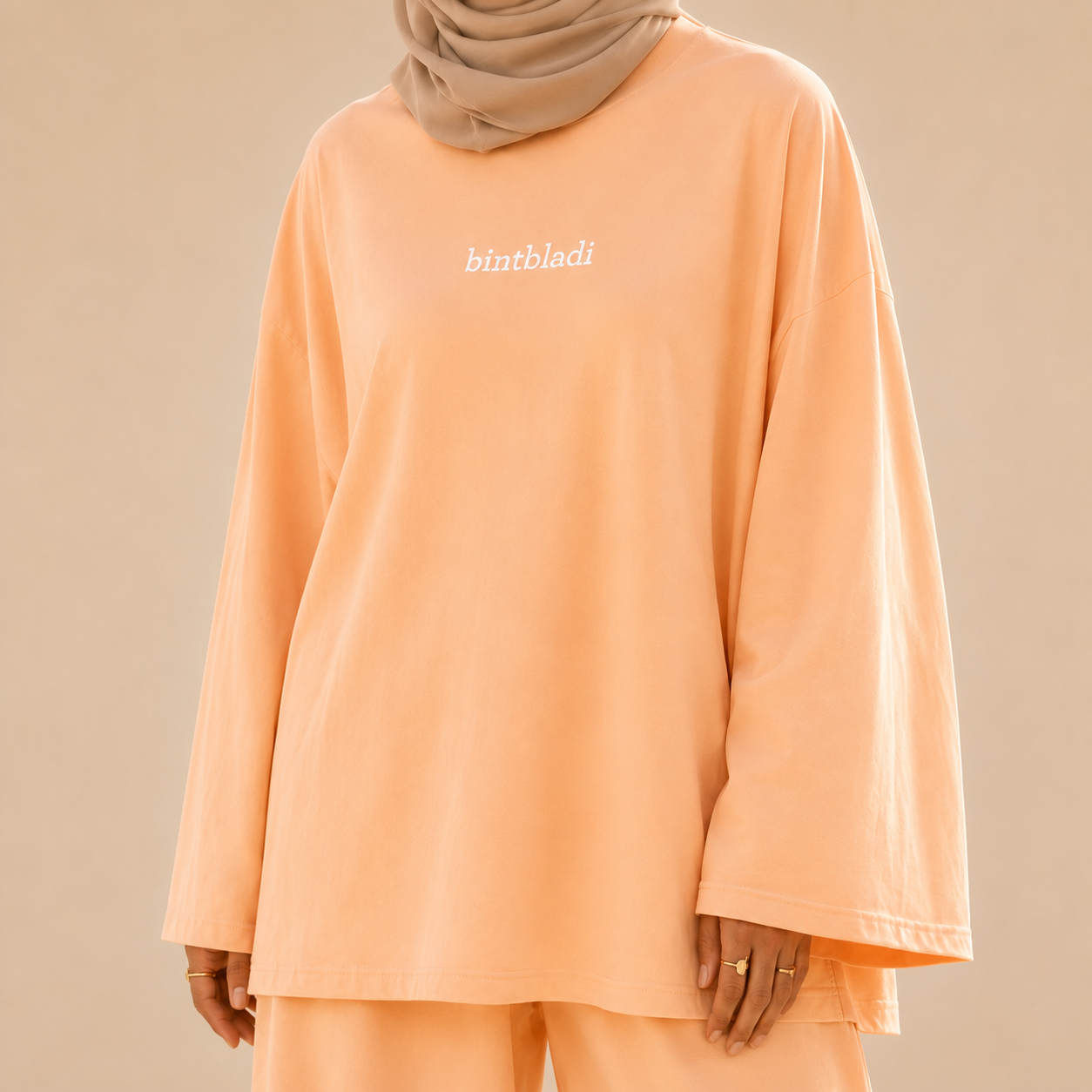 Bint Bladi Embroidered Long-Sleeve Tee