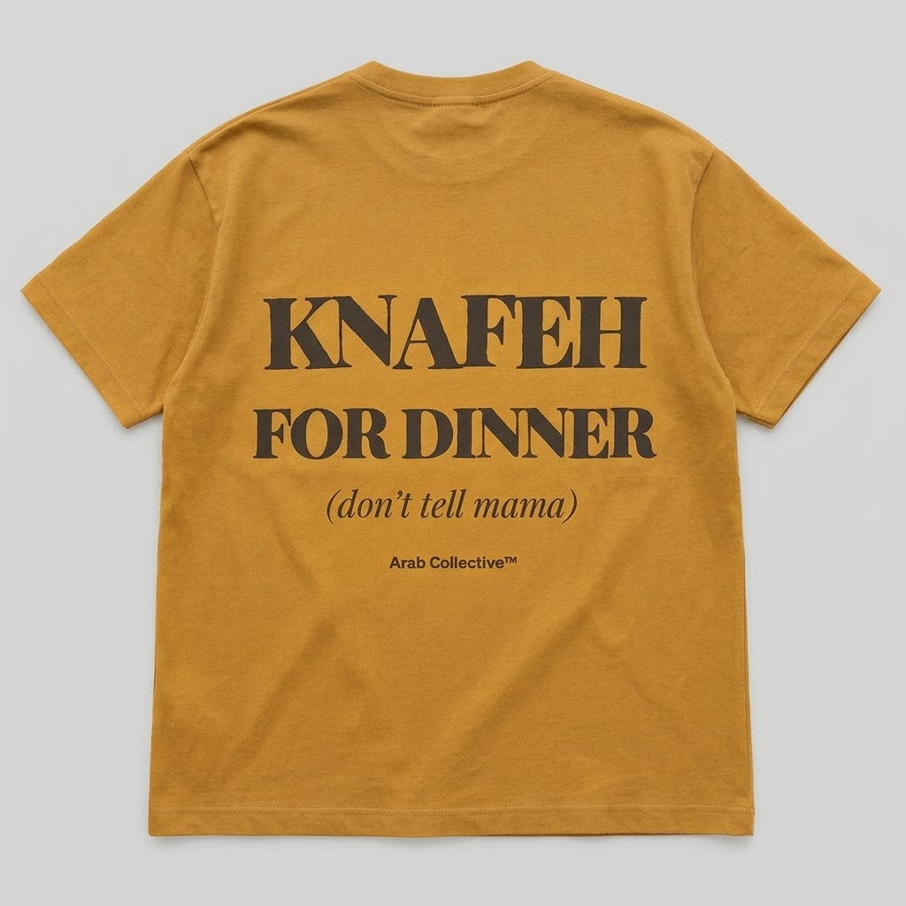 “Knafeh for Dinner (Don’t Tell Mama)” KIDS Tee
