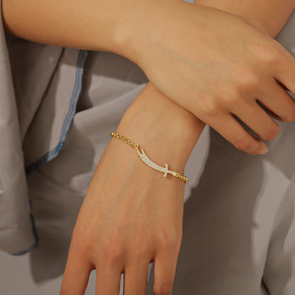 Harf Arabian Heritage Curve Bracelet