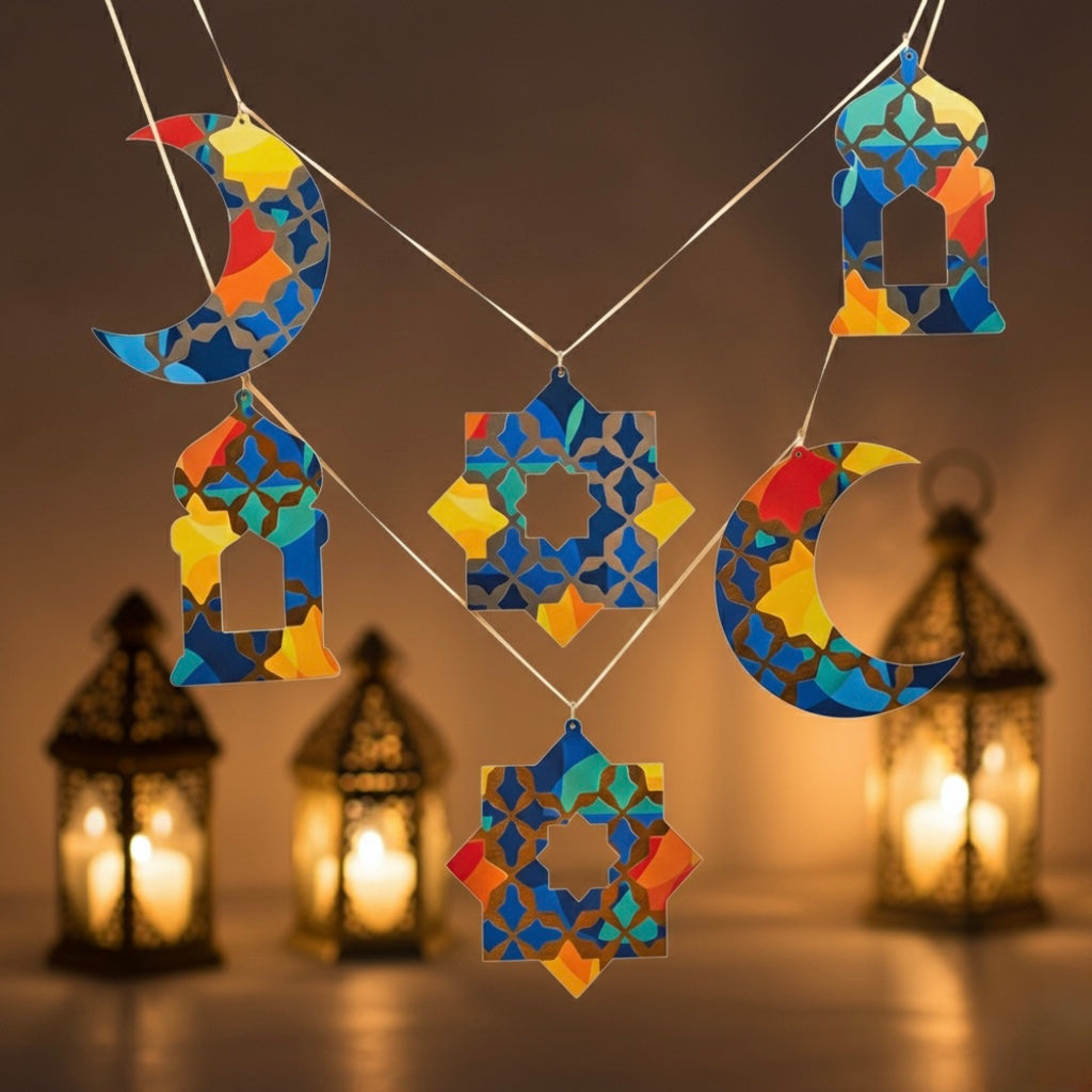 Mosaic Ramadan Hanging Set