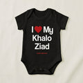 "I ❤️ MY KHALO ZAID" NEWBORN Bodysuit