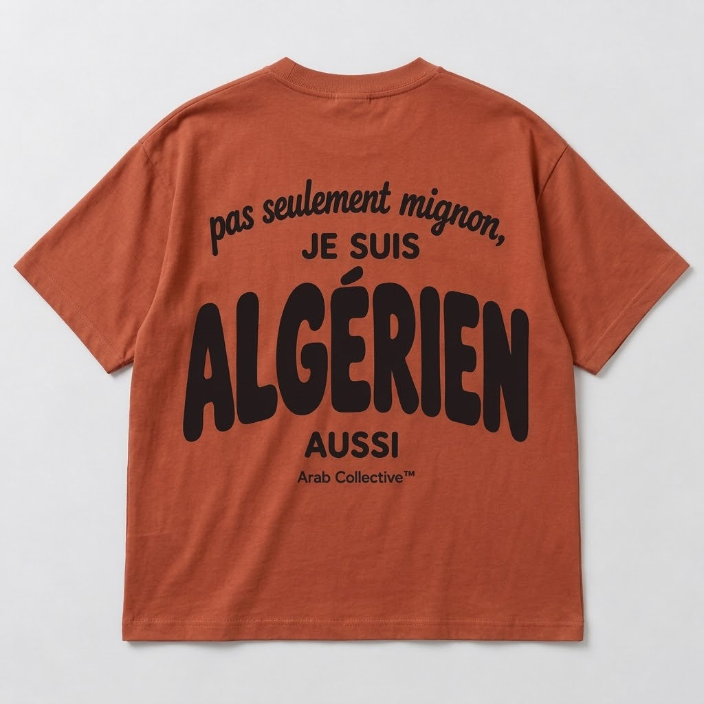 “Pas Seulement Mignon, Je Suis Algérien Aussi” KIDS Tee