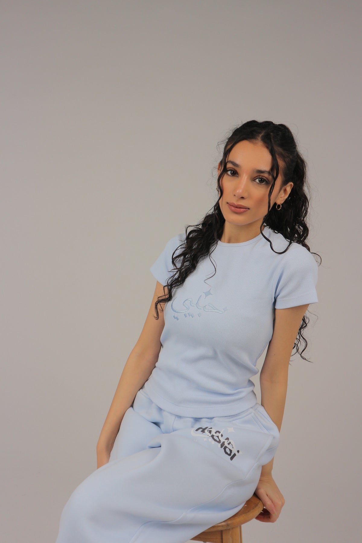 Habibi Cropped Baby Tee - ArabCollective