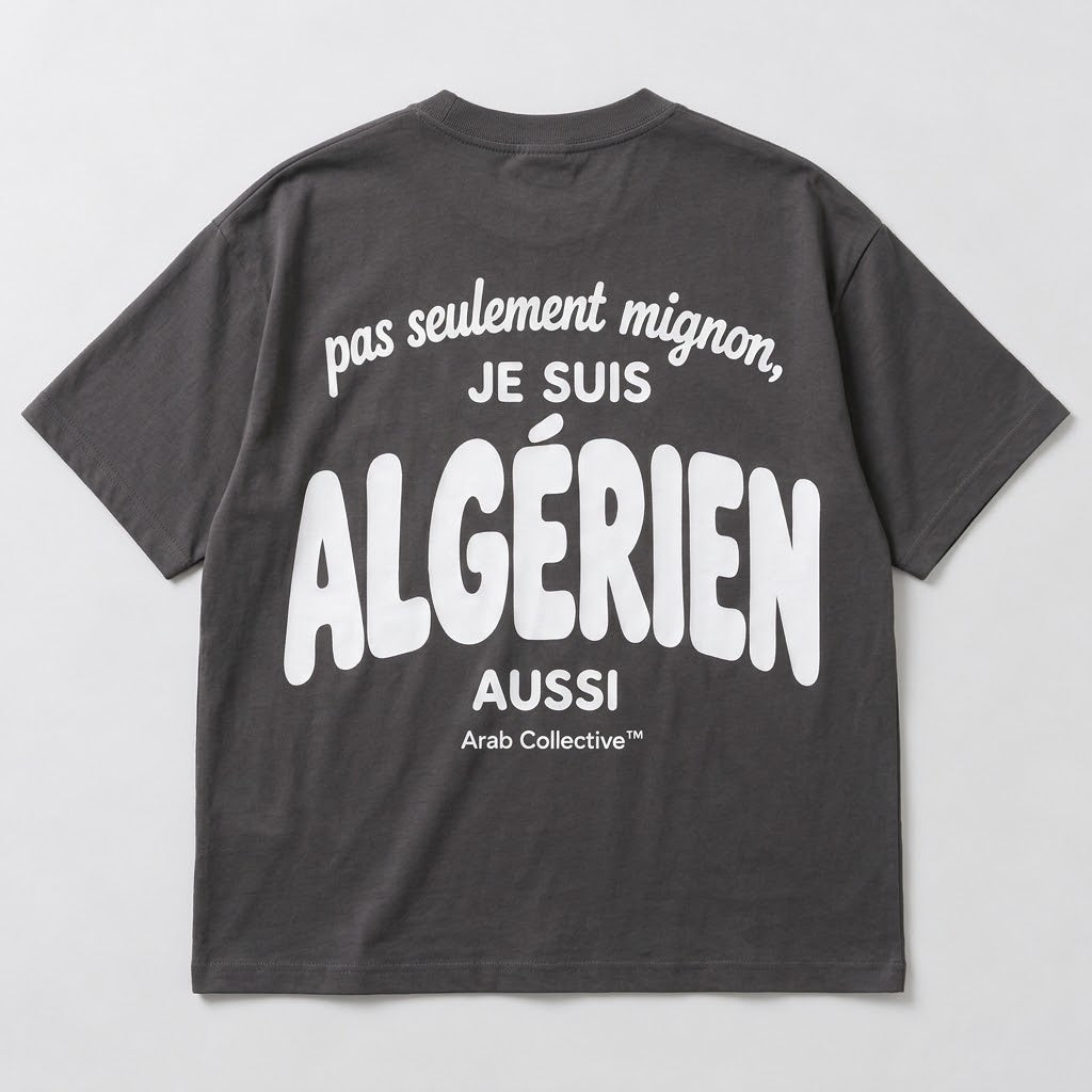 “Pas Seulement Mignon, Je Suis Algérien Aussi” KIDS Tee