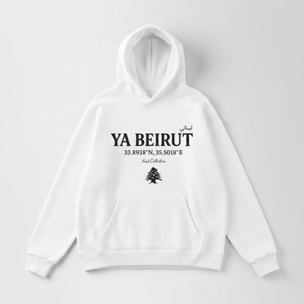 Sweat à capuche Ya Beyrouth