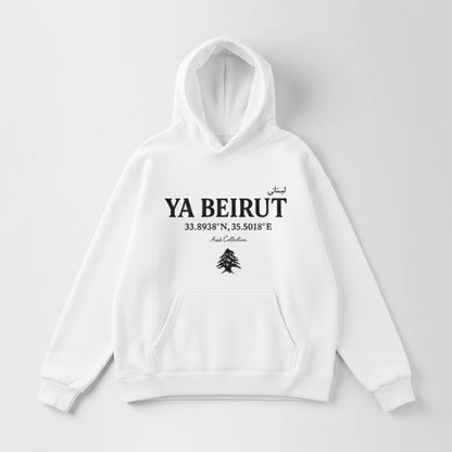 Sweat à capuche Ya Beyrouth