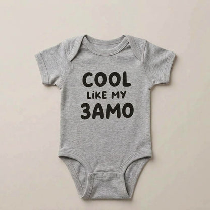 "COOL LIKE MY 3AMO" NEWBORN Bodysuit