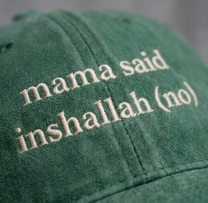 Casquette « Maman a dit non »