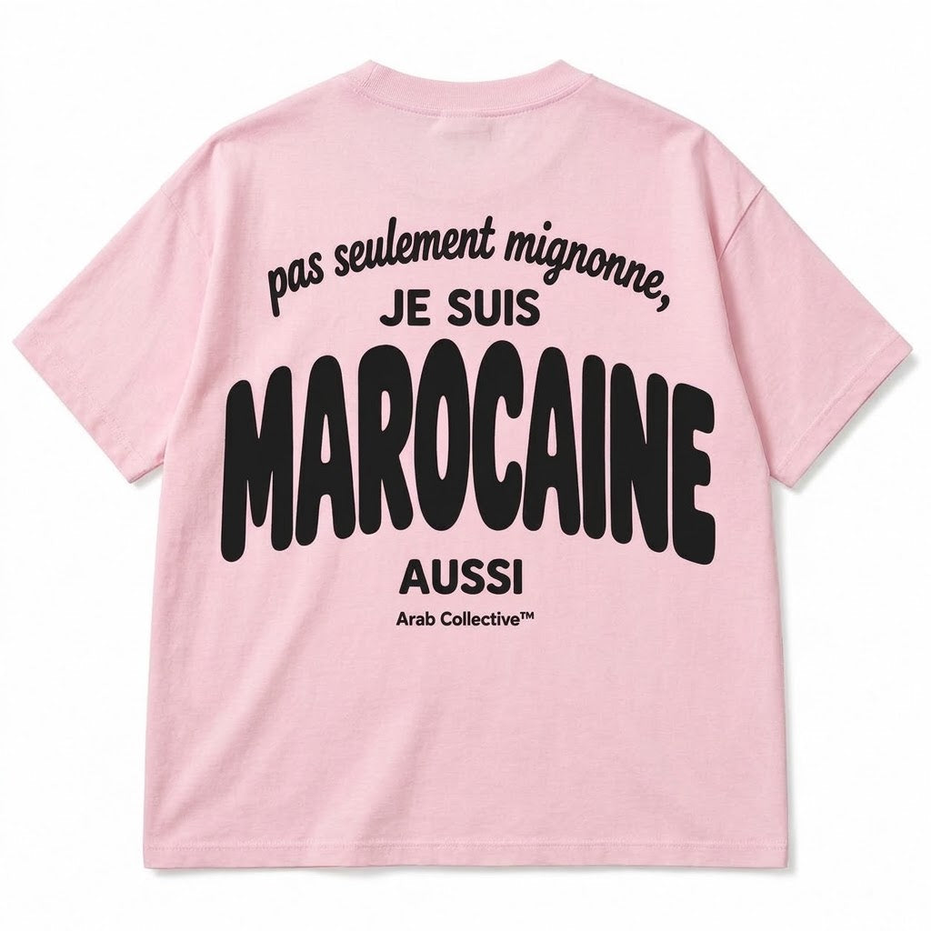 PAS SEULEMENT MIGNONNE, JE SUIS MAROCAINE AUSSI" KIDS Tee