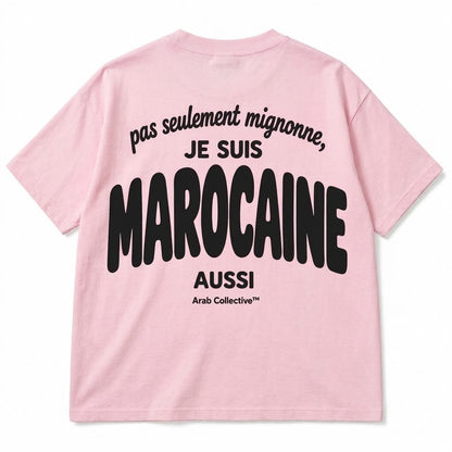 PAS SEULEMENT MIGNONNE, JE SUIS MAROCAINE AUSSI" KIDS Tee