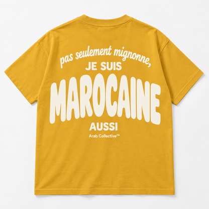 PAS SEULEMENT MIGNONNE, JE SUIS MAROCAINE AUSSI" KIDS Tee