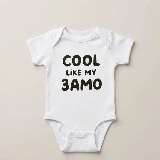 "COOL LIKE MY 3AMO" NEWBORN Bodysuit