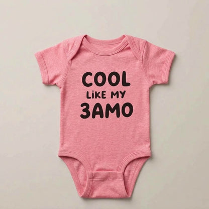 "COOL LIKE MY 3AMO" NEWBORN Bodysuit