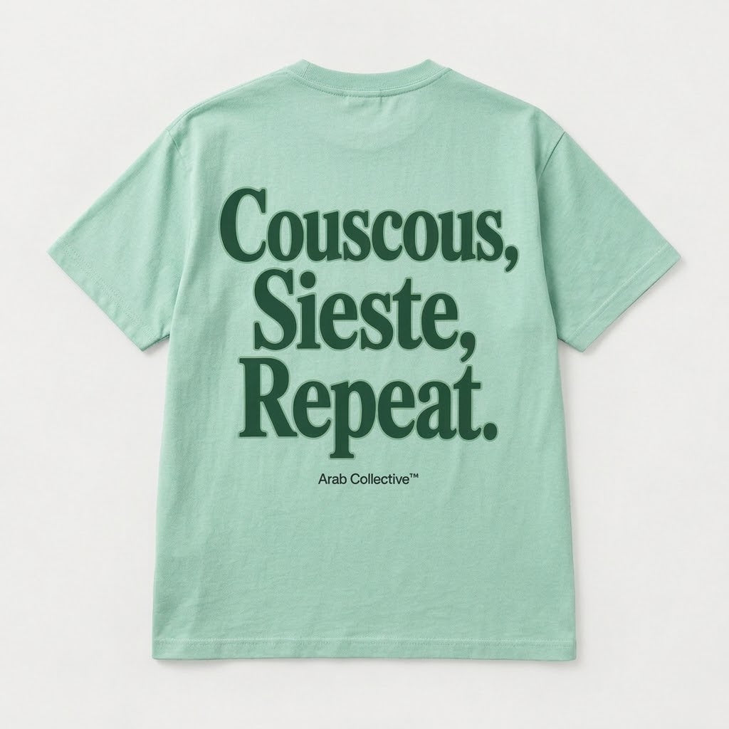 “Couscous, Sieste, Répét.” KIDS Tee