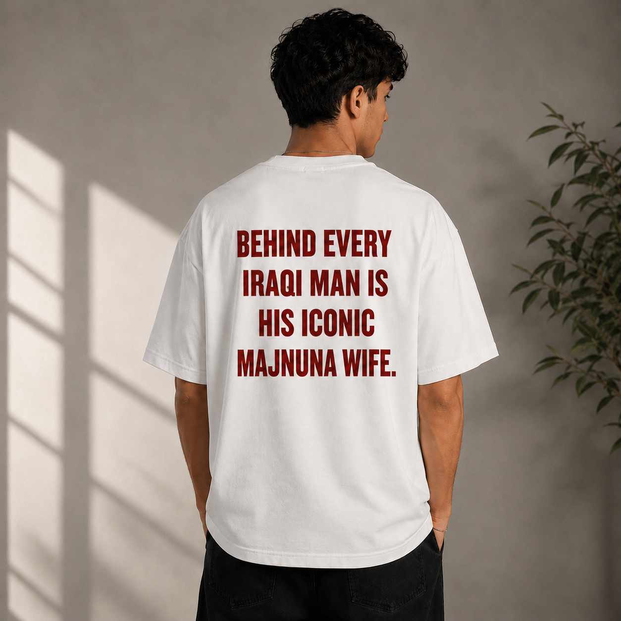 "MAN IS ICONIC" IRAQI Tee